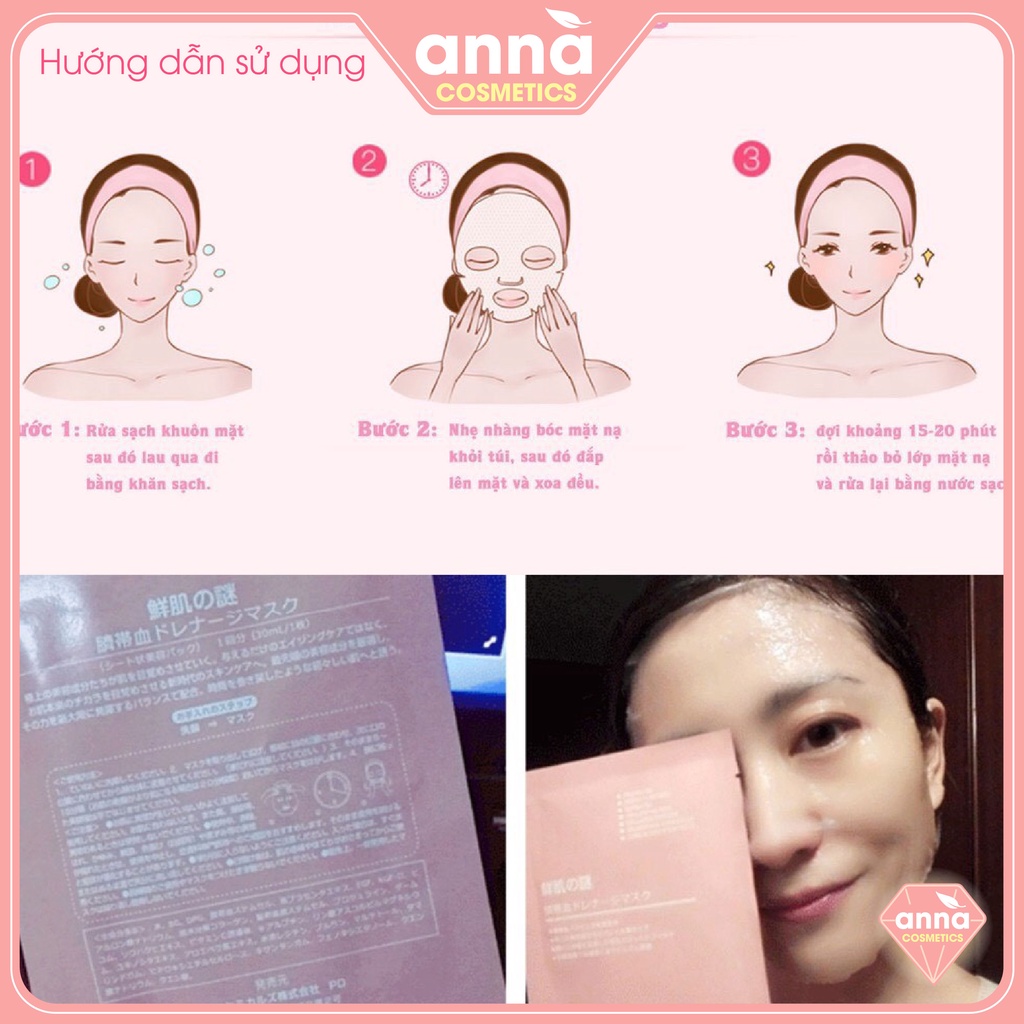 Mặt nạ nhau thai cừu Nhật Bản Rwine Beauty dưỡng da, chăm sóc da, dưỡng ẩm, giảm thâm mụn, phù hợp da nhạy cảm | BigBuy360 - bigbuy360.vn