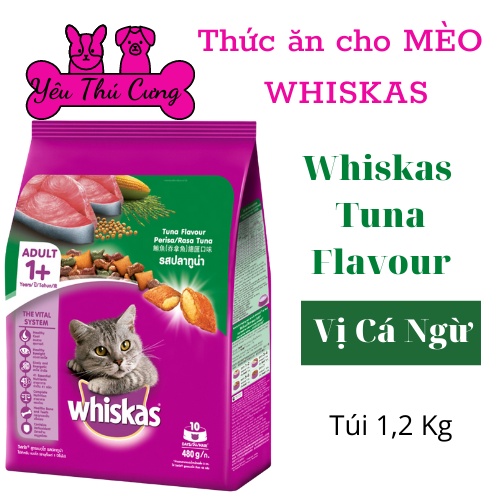 Thức ăn mèo whiskas junior 1.2kg-1.1kg-YÊU THÚ CƯNG