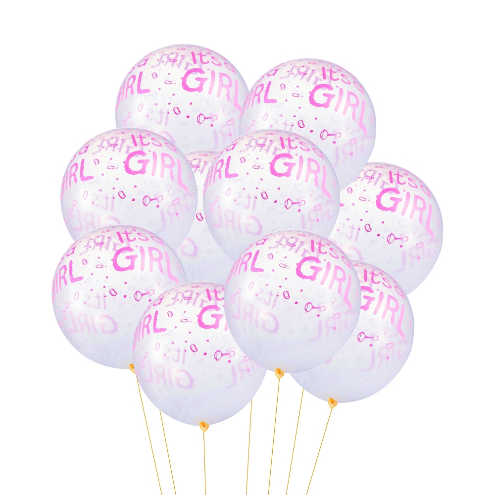 10 / 15 bong bóng trang trí in chữ It 's A Boy / It 's A Girl