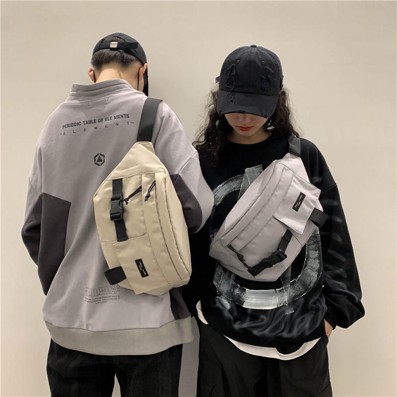 Túi Đeo Chéo Canvas Cỡ Lớn Thời Trang Hàn Quốc Cho Nam