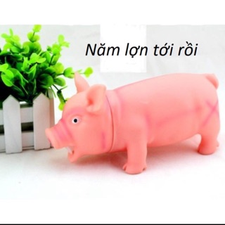 Đồ Chơi Lợn Nhựa Kêu Ẹc Ẹc Cho Bé