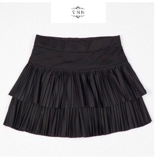 Chân Váy Ngắn Xếp Ly 2 Tầng Chất Umi Cực Đẹp Free Size.
