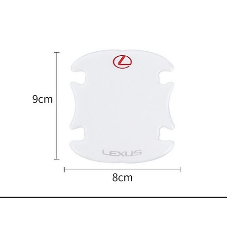 Dãn hõm xe, cửa xe ô tô silicon chống xước 8 chi tiết full logo hãng: toyota, hyundai, Vinfast, Chevrolet,...