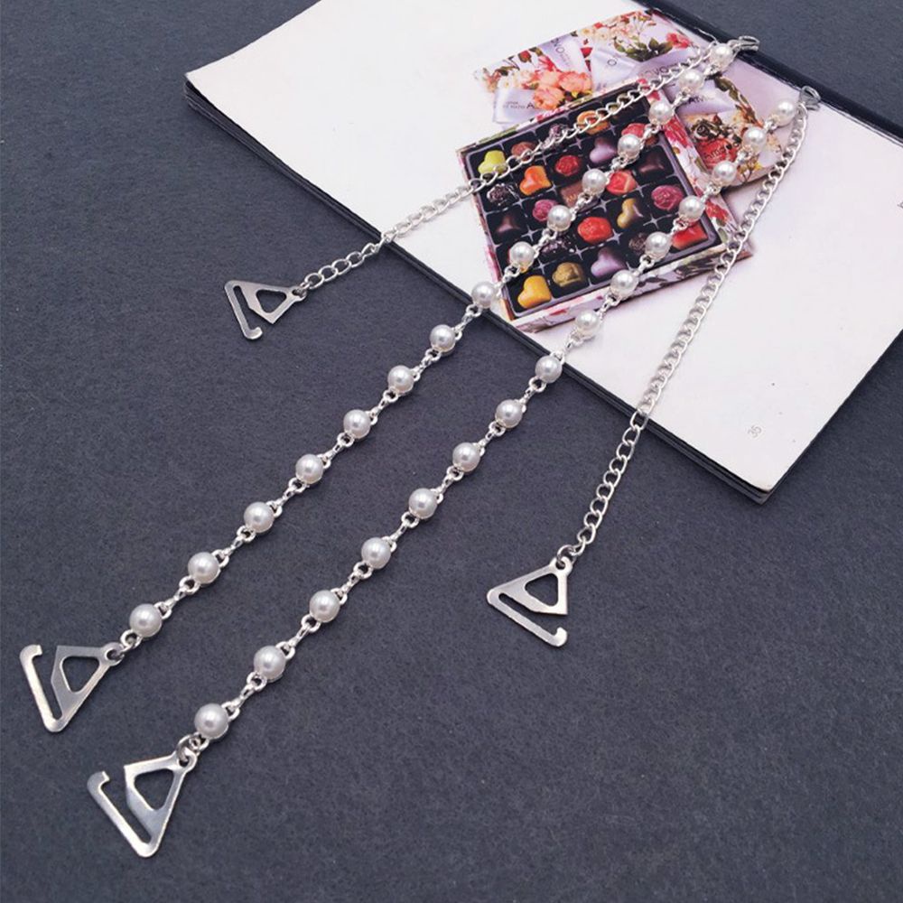 Dây đeo trang trí áo ngực đính ngọc trai nhân tạo có thể điều chỉnh