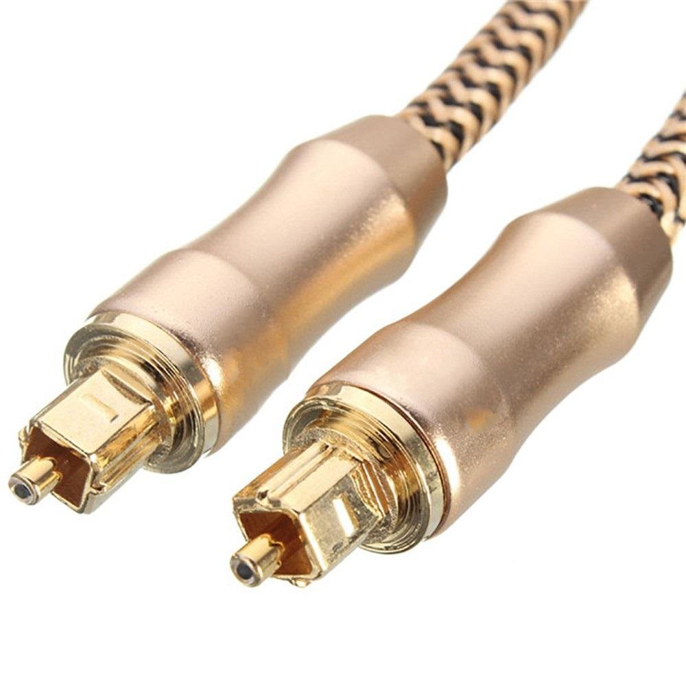 Cáp quang âm thanh mạ vàng 24k Toslink Optical 1m 2020