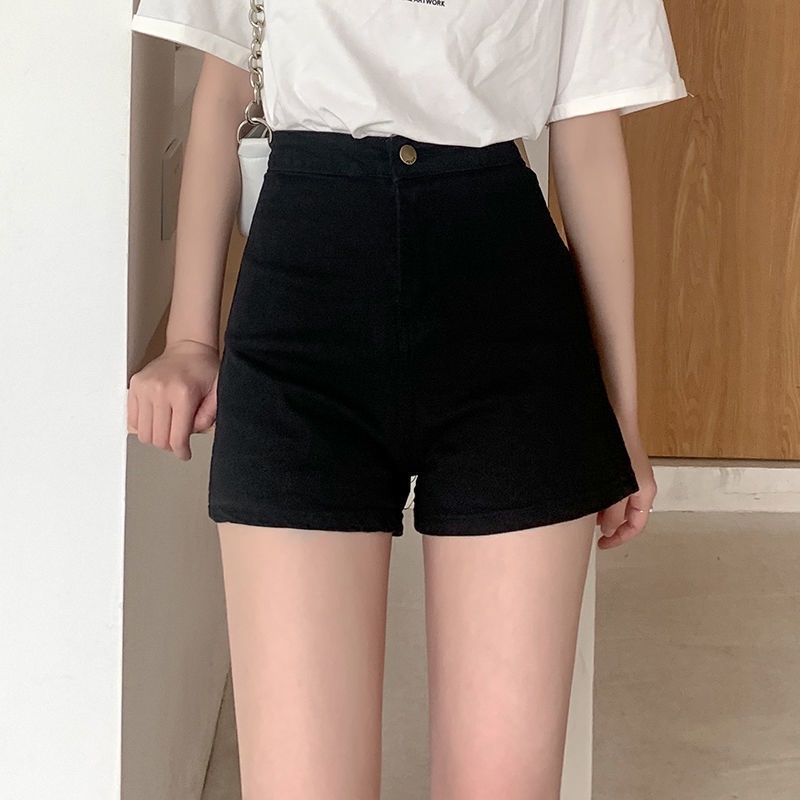 Quần short COZOKC lưng cao thời trang Hàn Quốc dễ phối đồ