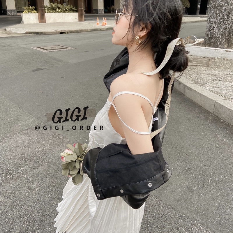 Pleated Dress - Đầm dây xếp li ulzzang phong cách Hàn Quốc