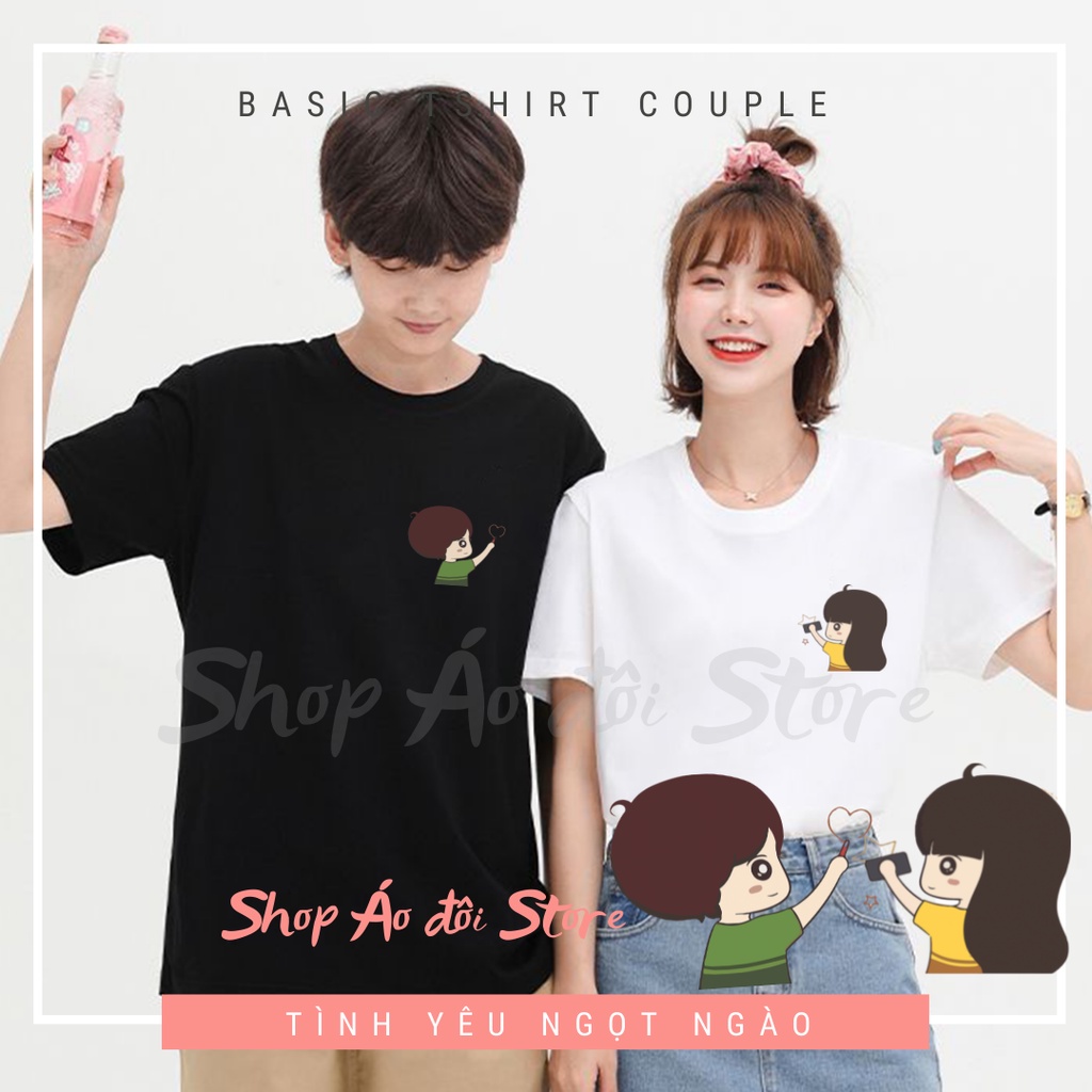 form unisex phù hợp làm áo cặp tình nhân,áo đôi bạn thân,HÌNH IN KHÔNG TRÓC