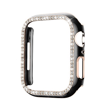 Ốp Case bảo vệ viền đính đá cho Apple Watch Series 7 (Size 41mm/45mm).