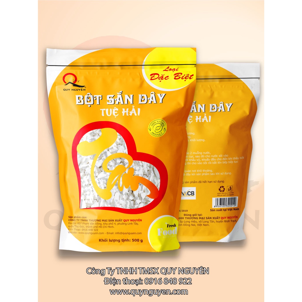 Bột sắn dây Quy Nguyên (500gr) - Nguyên chất