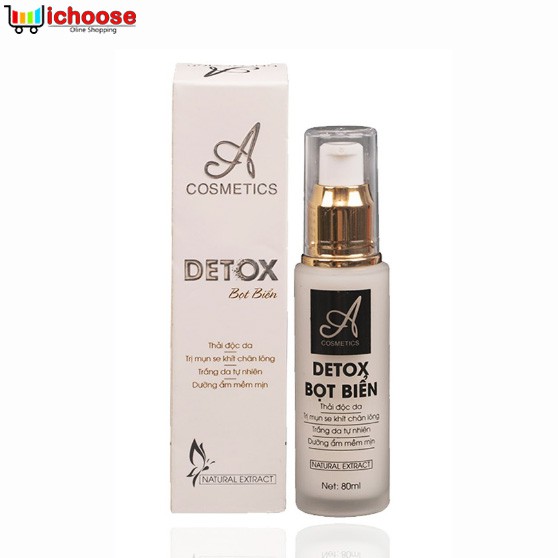 Detox bọt biển A comestic 80ml, Mặt nạ sủi bọt thải độc