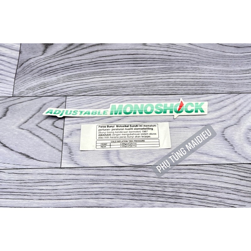 BỘ TEM GẤP 2 MIẾNG MONOSHOCK 120CC ĐỜI 99