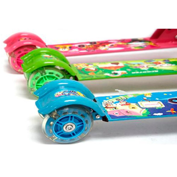 Xe trược Scooter 3 bánh phát sáng. Xe Trượt Scooter giá rẻ, tải trọng 80kg. Xe Dành Cho Bé Yêu