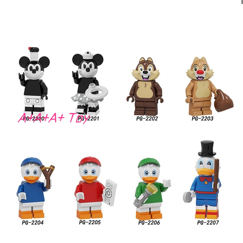 Mô Hình Đồ Chơi Lắp Ráp Hình Quả Bí Ngô Disney Dễ Thương