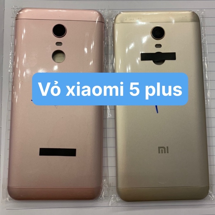Bộ vỏ redmi 5 plus - xiaomi (gồm lưng, sườn, phím nguồn và phím âm lượng)