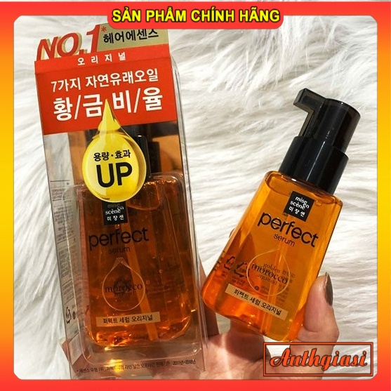 Tinh chất dưỡng tóc Missen Miseen Scene Damage Hair Care Perfect Serum phục hồi tóc thật hiệu quả 80ml