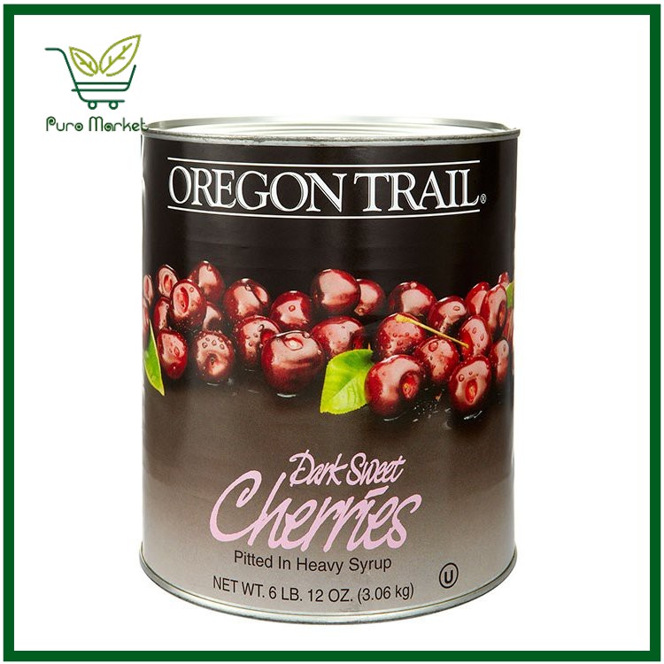 Quả anh đào ngâm Oregon Trail Dark Sweet Cherries 3.06 Kg