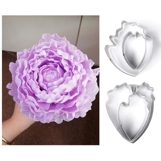 KHUÔN HOA MẪU ĐƠN PEONY HOA ĐƯỜNG, XÔI HOA ĐẬU, KHUÔN CẮT HOA ĐẤT SÉT