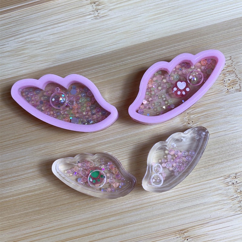Khuôn Silicone Hình Đôi Cánh Làm Mặt Dây Chuyền