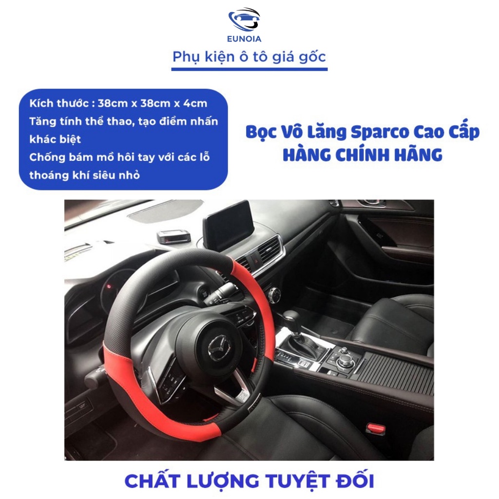 Bọc vô lăng cacbon ô tô chống trơn trượt logo tất cả các hãng xe