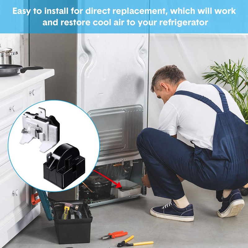 Rơ le khởi động QP2- 4.7 PTC 1 chân và 6750C- 0005P cho tủ lạnh