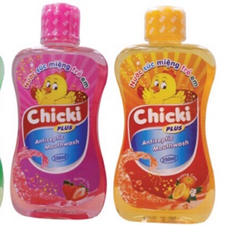 Nước súc miệng trẻ em Chicki 250 mL