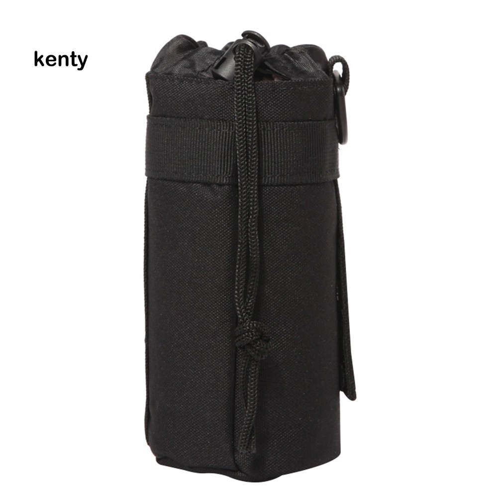 Kt★Túi Đựng Bình Nước Kiểu Dáng Quân Đội Tiện Dụng Giá Đỡ