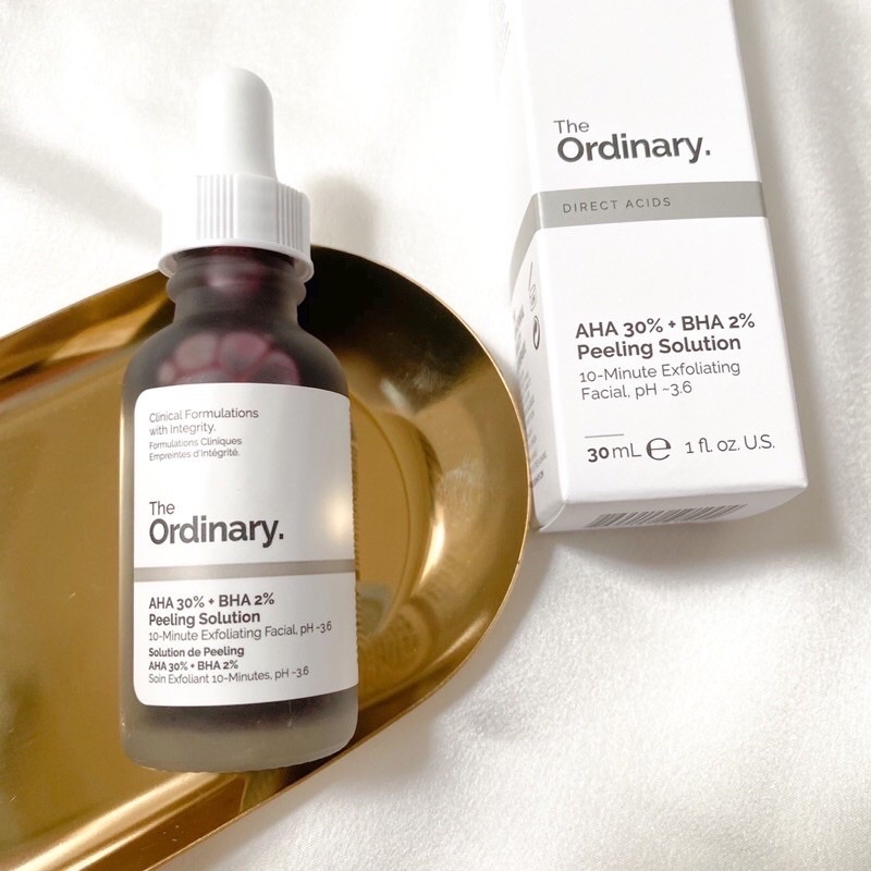 Serum peel da hoá học The ordinary peeling solution AHA 30% + BHA 2%