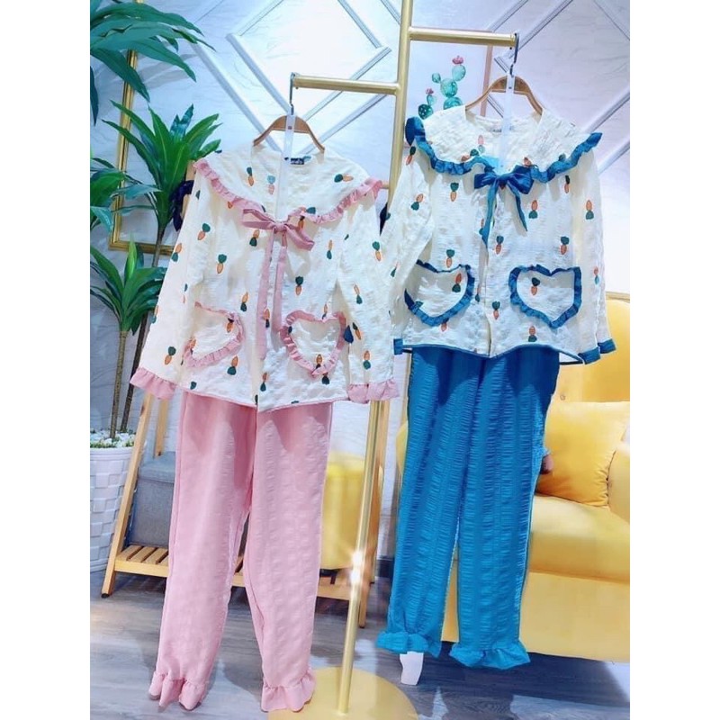 BỘ PIJAMA ĐŨI TIỂU THƯ HÀNG CAO CẤP LOẠI 1 ( HÌNH THẬT + CLIP THẬT + CÓ SẴN ) | BigBuy360 - bigbuy360.vn