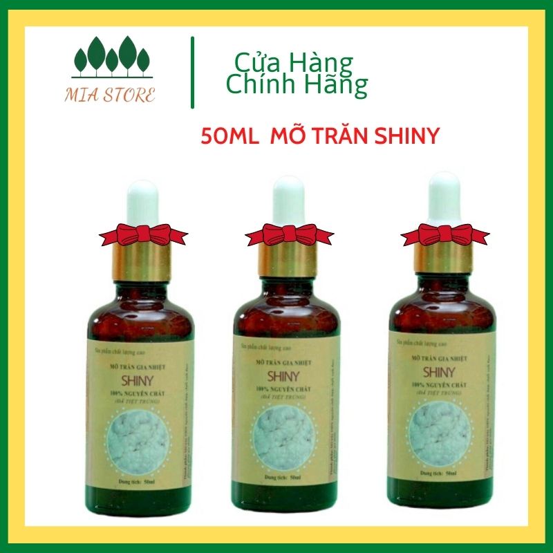 Mỡ trăn triệt lông nguyên chất Shiny , triệt lông nách, tay chân, dịu vết bỏng, dưỡng ẩm,  dưỡng sau wax lông chính hãng