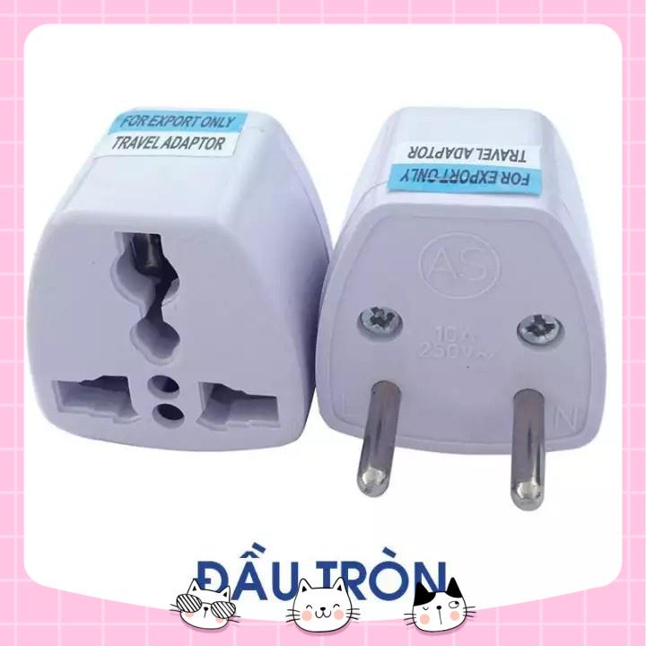 Ổ điện 3 chấu thành 2 chấu