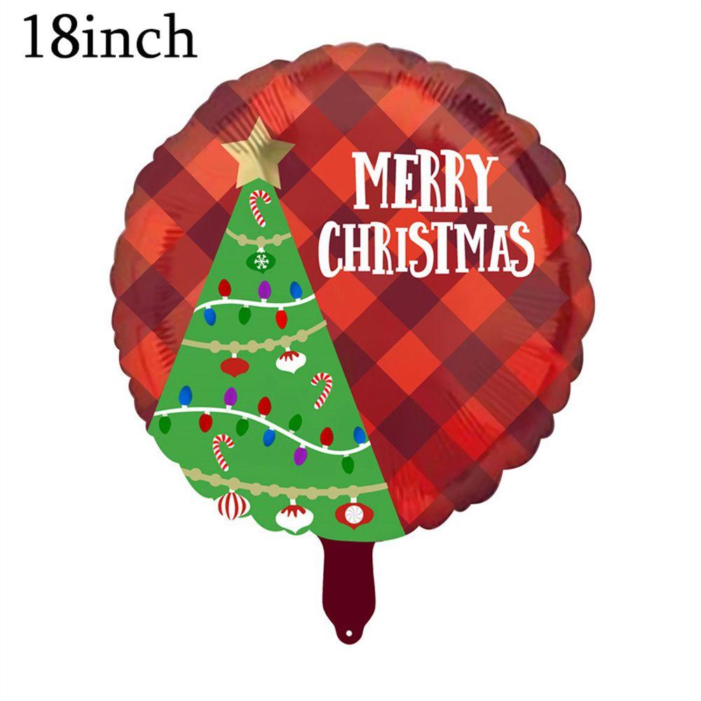 SUENIN Bộ 5 Bong Bóng Kiếng Hình Ông Già Noel