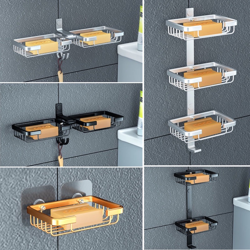 Giá Đỡ Xà Phòng Gắn Tường Tiện Dụng Cho Phòng Tắm