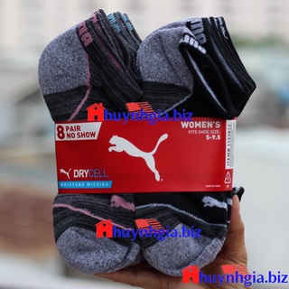Lốc vớ tất nữ cổ thấp 8 đôi hiệu Pu.ma