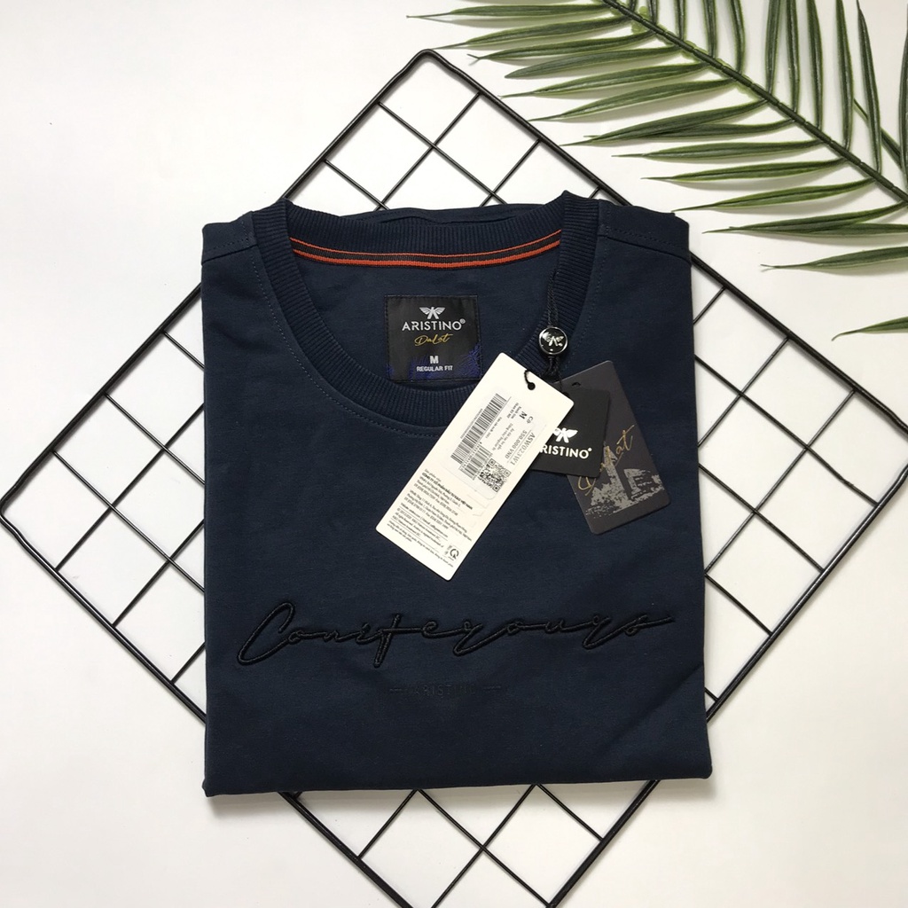 Áo thu đông nam Aristino  cotton mềm nhẹ màu sắc trẻ trung ASW023W1