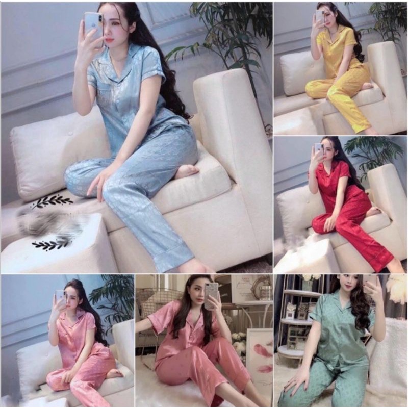 bộ pijama lụa đẹp satin