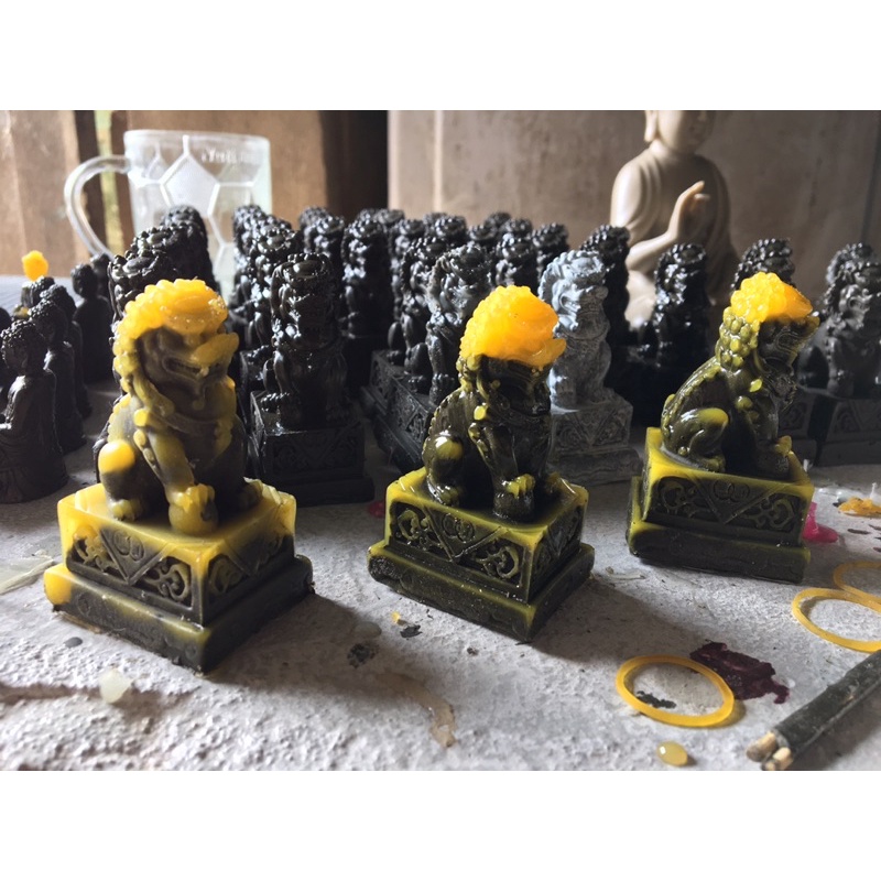 Tượng SƯ TỬ, màu Tự nhiên, chất liệu đá jka