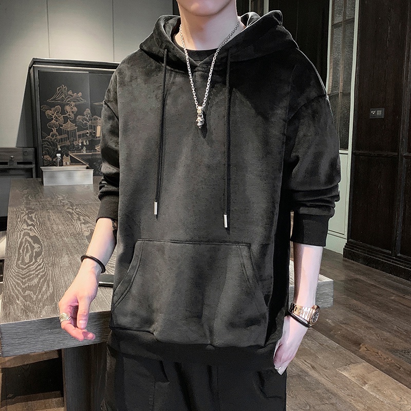 [Áo AHD03] Áo Hoodie Chất Vải Da Lộn Cực Mịn Mướt Và Tôn Dáng