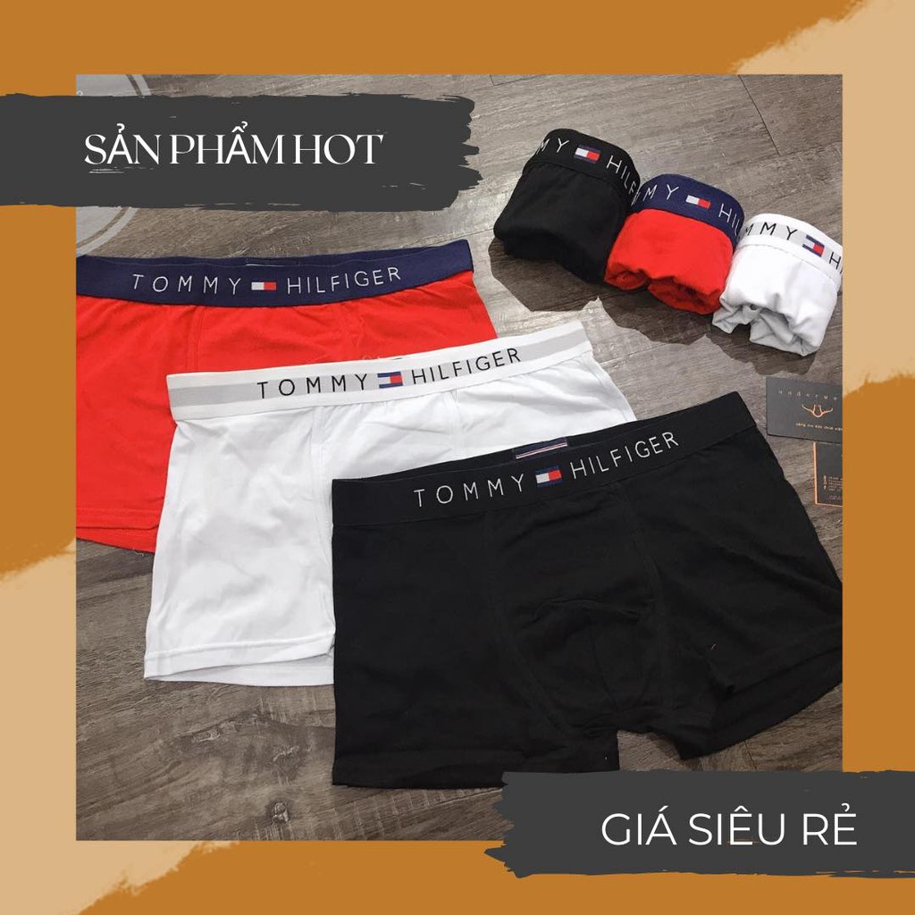 Quần xì nam boxer Tom 70 cotton 95% mềm mịn siêu thời trang