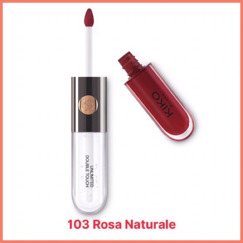 Son môi nữ 💖 𝑭𝑹𝑬𝑬𝑺𝑯𝑰𝑷 💖 Son Kiko Unlimited Double Touch 2 đầu bóng - nền | BigBuy360 - bigbuy360.vn