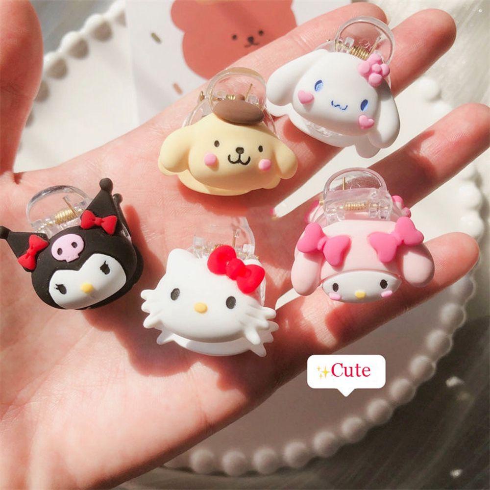 QQMALL Kẹp TóC HìNh Chú MèO Cinnamoroll Mini Dễ Thương ThờI Trang Cho Nữ