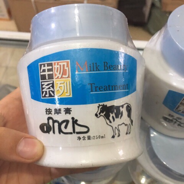 Kem massage sữa bò