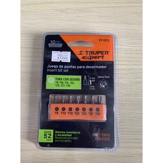 Bộ mũi vít đầu sao 7 chi tiết truper 17797