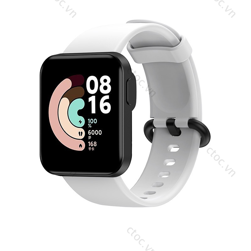 Dây đeo đồng hồ chất liệu silicon thoải mái thay thế cho Xiaomi Mi Watch Lite