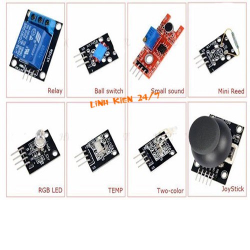 Bộ KIT cảm biến 37 trong 1 dành cho Arduino