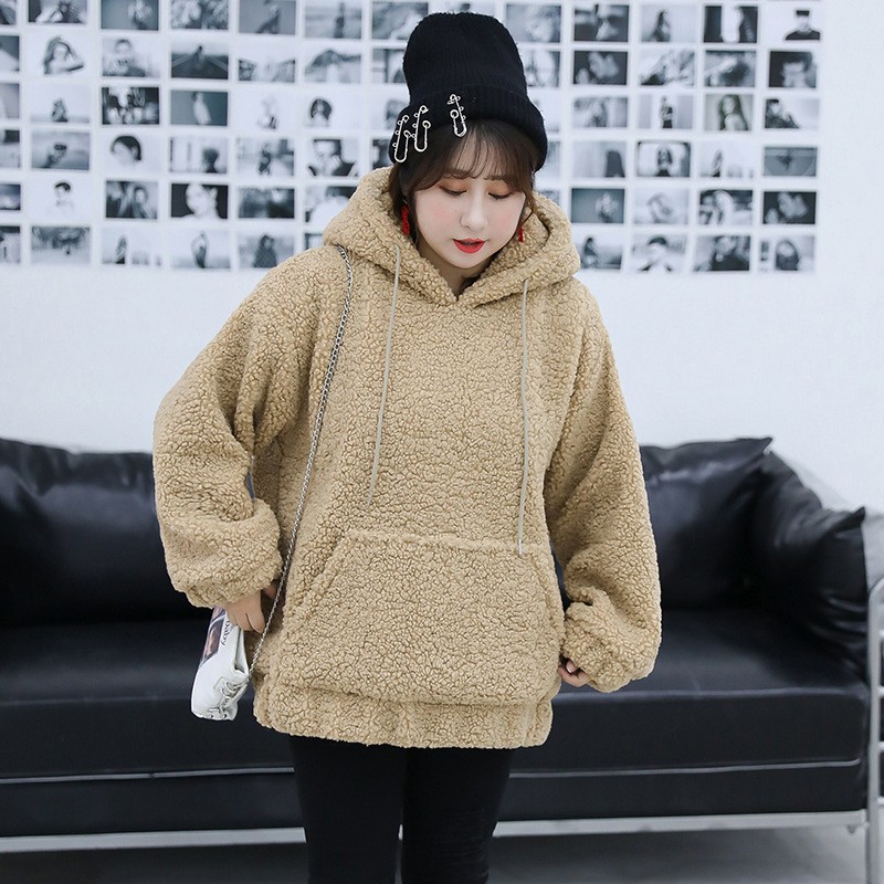 [Siêu Hot]  Áo  Lông Mũ Tai Gấu Siêu Cấp - Nam Nữ Đều Mặc Được - Chất Lông Siêu Mịn - Siêu Ấm Và Sang Chảnh | BigBuy360 - bigbuy360.vn