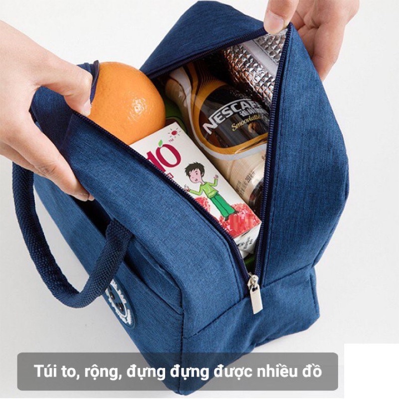 Túi giữ nhiệt đựng đồ kiểu nhật,mang cơm đựng hộp thức ăn gọn gàng không bay hơi, giữ nóng, quai cầm tiện dụng diệu shop