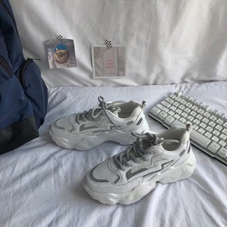 Giày thể thao sneaker nữ phản quang phát sáng