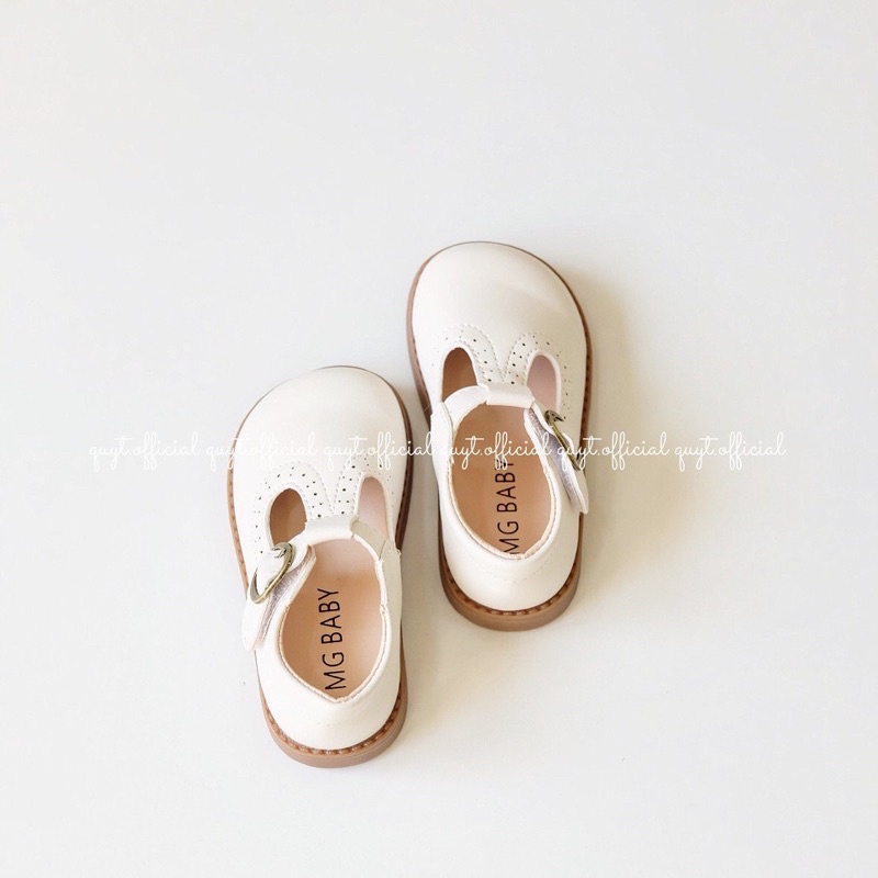 [Có sẵn/Ảnh thật/ Size21-30] Giày búp bê vintage bé gái 2 màu tiệm nhà Quýt