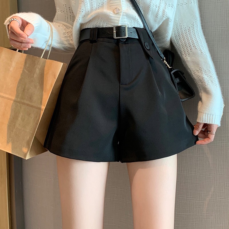 Quần Short Nữ cạp cao, quần sooc khóa sau , cạp đỉa  tam giác siêu hót /thoitrangsvtn